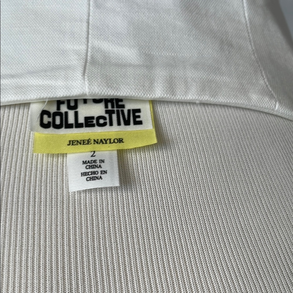 Future Collective White Strapless Maxi Dress - Picture 5 of 5